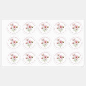 Bloeiend Cosmos Tuinfeest Retouradres Labels (Vel)