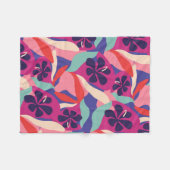 Bloeiend esthetisch fleece deken (Voorkant (Horizontaal))