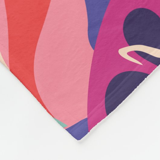 Bloeiend esthetisch fleece deken (Hoek)