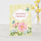 Bloeiend Fantastisch! Gele bloementuin Kaart (Gele Bloem)