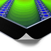 Bloeiend fractaal poster (Hoek)