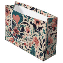 Bloeiend  Hearts Wrapping Paper