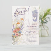 Bloeiend Heerlijk Romantisch Bloemen Vrijgezellenf Kaart (Staand voorkant)