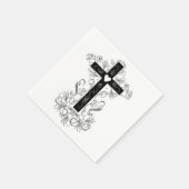 Bloeiend kruis met stijl servetten (Hoek)