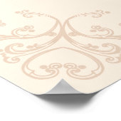 Bloeiend Lijst Chinees Bruiloft Zitplaatsen Poster (Hoek)