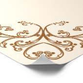 Bloeiend Lijst Chinees Bruiloft Zitplaatsen Poster (Hoek)