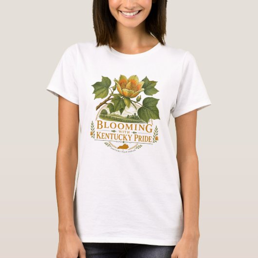 Bloeiend met Regionale Trots T-shirt (Voorkant)