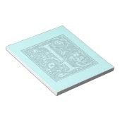 bloeiend monogram - I Notitieblok (Schuin)