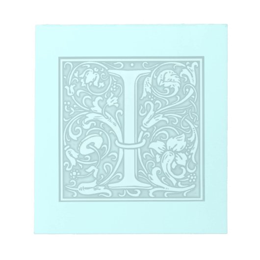 bloeiend monogram - I Notitieblok (Voorkant)