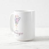 Bloeiend Mooi Bloemstuk Koffiemok (Voorkant links)