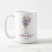 Bloeiend Mooi Bloemstuk Koffiemok (Links)