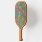 bloeiend mozaïek pickleball paddle (Links)