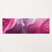 Bloeiend paarse rood van stijfheid naar vloeibaarh yogamat (Achterkant (horizontaal))