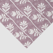 Bloeiend Ritme Bloemensilhouet wit & lavendel Tissuepapier (Detail)