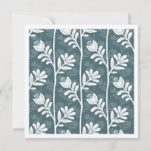 Bloeiend Ritme Modern Bloemmotief Botanisch donker