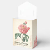 Bloeiend Roos 90e Verjaardag Dank u Favor Box Bedankdoosjes (Geopend)
