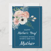 Bloeiend Samen: Een Zoete Rustieke Moederdag  Feestdagenkaart (Voorkant)