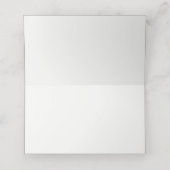 bloeiend script | Wedding Gevouwen Plaats Kaarten Plaatskaartje (Binnenkant ongevouwen)