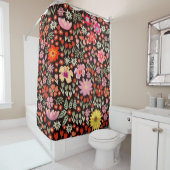 Bloeiend Tapijt: Bloemig  Naadloos. Douchegordijn (In situ)