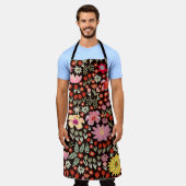 Bloeiend Tapijt: Bloemig  Naadloos. Schort (Gedragen)