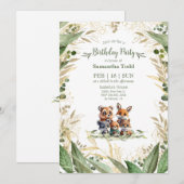 Bloeiend Verjaardagsfeest Verjaardagskaart Kaart (Voorkant / Achterkant)