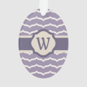 Bloeiend zigzag Acryl Ornament (achterkant)