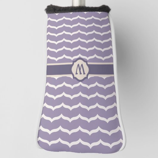 Bloeiend Zigzag Putter Hoesje Golfheadcover (Draai 90)