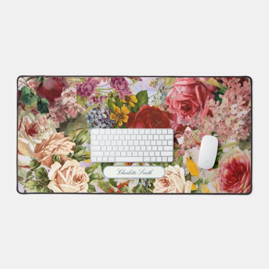  bloeiende 2 collage bureaumat (Keyboard & Muis)