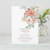 Bloeiende abrikoos bloemenboeket | kaart (Staand voorkant)