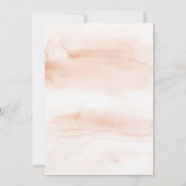 Bloeiende abrikoos bloemenboeket | kaart (Achterkant)