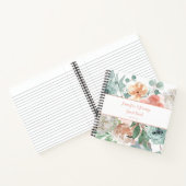 Bloeiende Abrikoos Waterverf Bloemen Gastboek Notitieboek (Binnen)