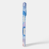 Bloeiende Abstracte Waterverf pioenroos Case-Mate iPhone Case (Achterkant / Rechts)