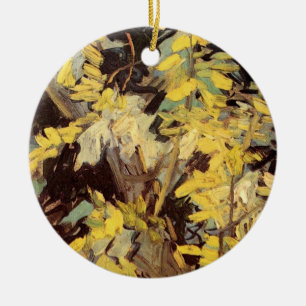 Bloeiende Acacia Takken door Vincent van Gogh Keramisch Ornament