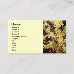 Bloeiende Acacia Takken door Vincent van Gogh Visitekaartje
