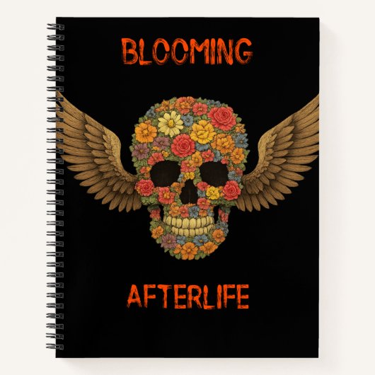 Bloeiende Afterlife Spiral Notitieboek (Voorkant)