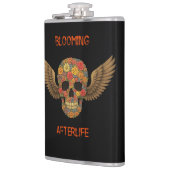 Bloeiende Afterlife Vinyl Wrapped Kolf Heupfles (Links)