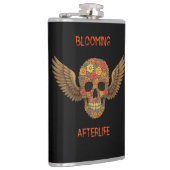 Bloeiende Afterlife Vinyl Wrapped Kolf Heupfles (Rechts)