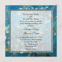 Bloeiende amandelboom, beroemde trouwkunst