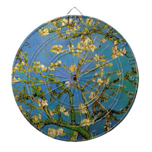 Bloeiende amandelboom door Vincent van Gogh Dartbord
