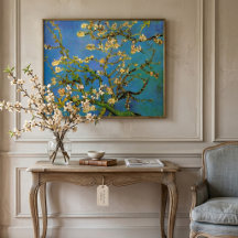 Bloeiende amandelboom door Vincent van Gogh
