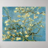 Bloeiende amandelboom Post-Impressionistisch Poste Poster (Voorkant)