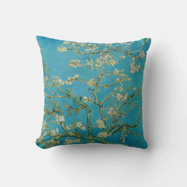 Bloeiende amandelboom van Van Gogh Kussen (Voorkant)