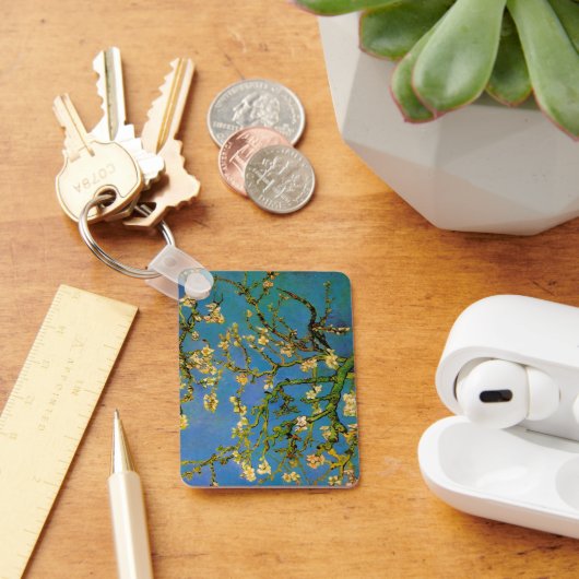 Bloeiende amandelboom van Vincent van Gogh Sleutelhanger (Bureau)