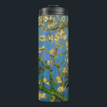 Bloeiende amandelboom van Vincent van Gogh Thermosbeker<br><div class="desc">Bloeiende amandelboom van Vincent van Gogh is een vintage fijnkunst postimpressionistische stilleven bloemschilderij met bloeiende bloemen op de takken van een amandelboom in een tuin. De blauwe lucht is op de achtergrond. Over de kunstenaar: Vincent Willem van Gogh (1853 -1890) was een van de beroemdste postimpressionistische schilders van zijn tijdperk....</div>