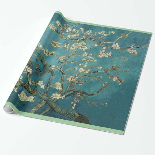 Bloeiende amandelboom, Vincent van Gogh Cadeaupapier (Uitgerold)