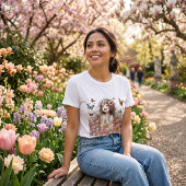 Bloeiende Anime Bloem T-shirt