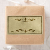 Bloeiende apotheeketiketten etiket (Insitu)