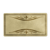 Bloeiende apotheeketiketten etiket (Voorkant)