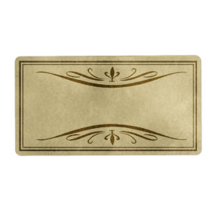 Bloeiende apotheeketiketten etiket