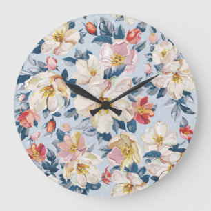 Bloeiende appelboom, elegantie patroon. grote klok